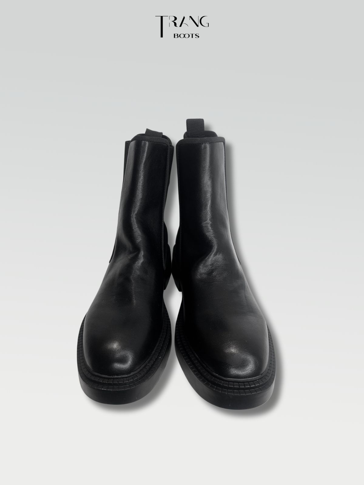BLACK CHELSEA ZARA - BOOTS CHELSEA MÀU ĐEN ZARA