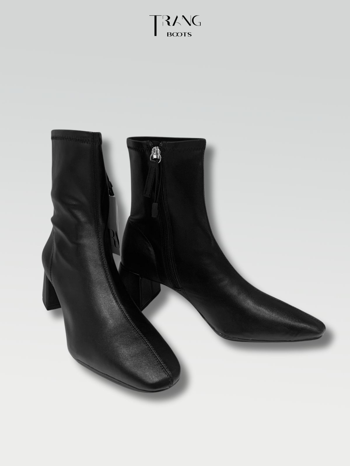 ANKLE BOOTS MŨI VUÔNG