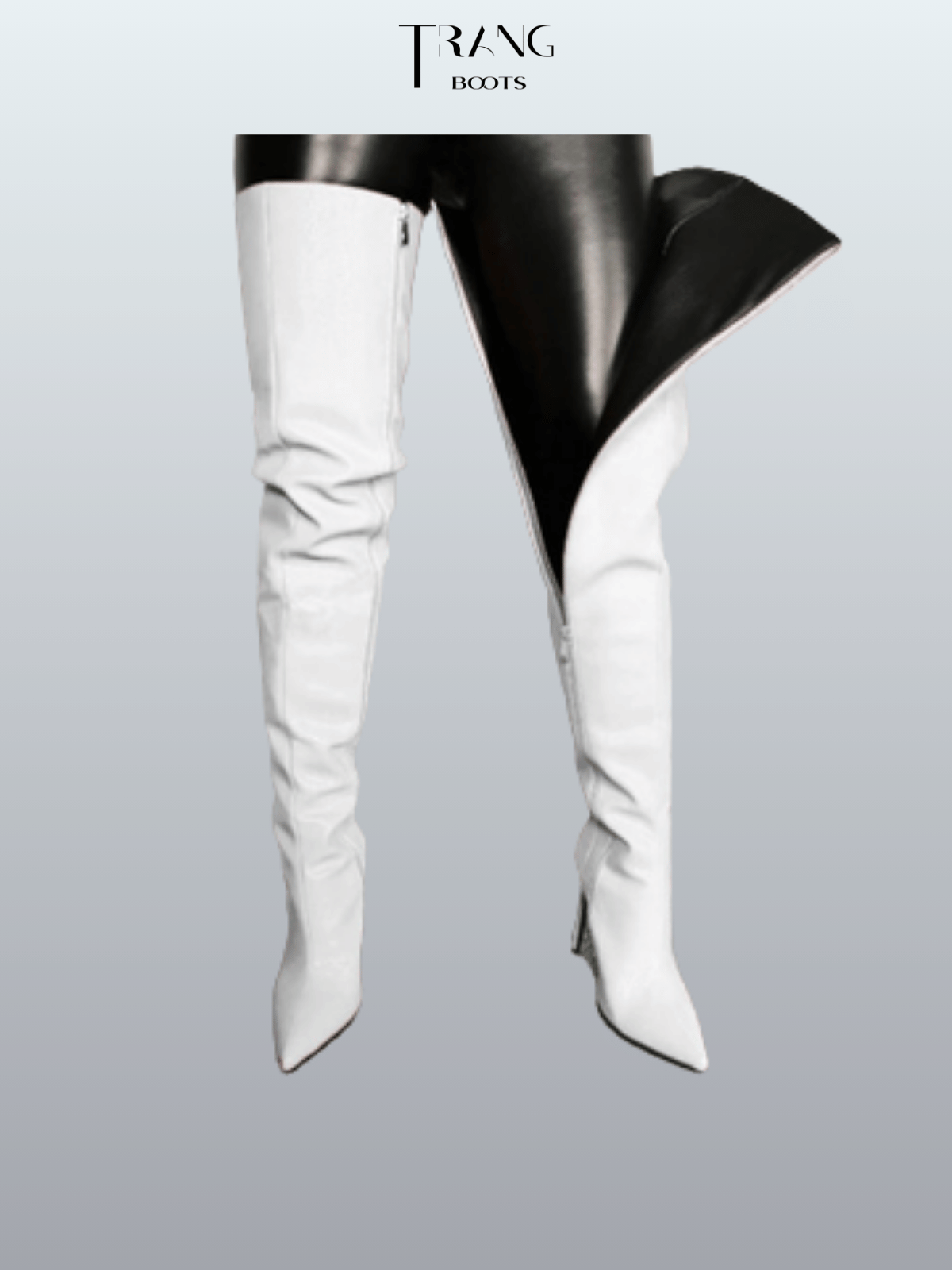 OVER KNEE BOOTS GÓT NHỌN KHÓA HÔNG