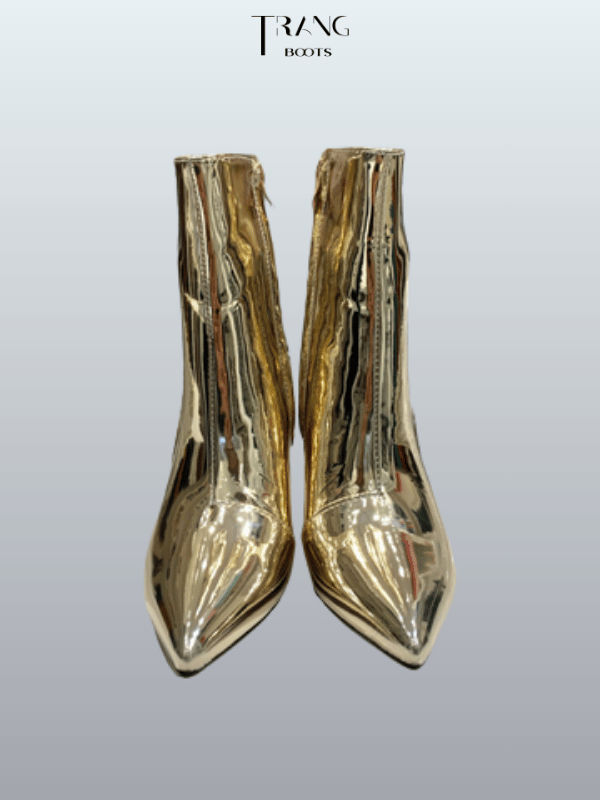 HIGHHEELS BOOTS METALLIC BUTTERFLY