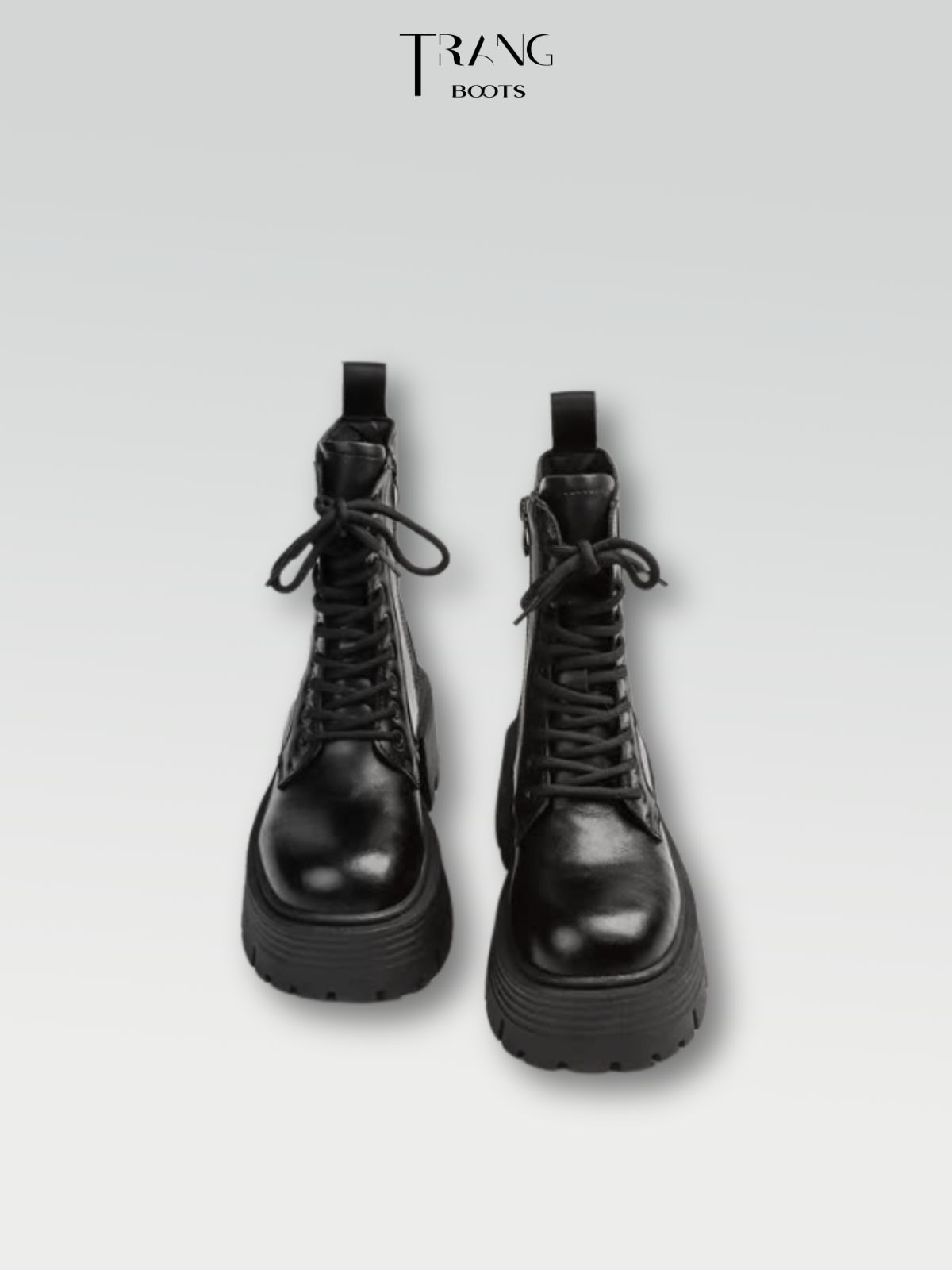 COMBAT BOOTS CỔ THẤP DA MỜ PHONG CÁCH CHIẾN BINH