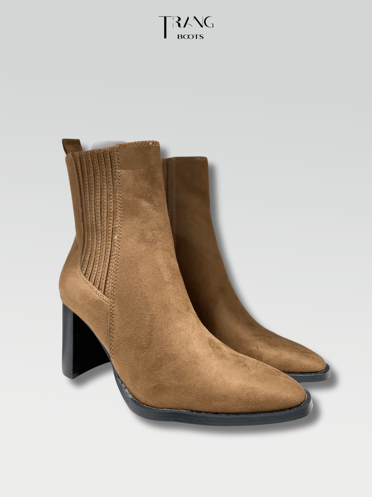 LEATHER CHELSEA BOOTS BROWN - CHELSEA BOOTS DA LỘN MÀU NÂU