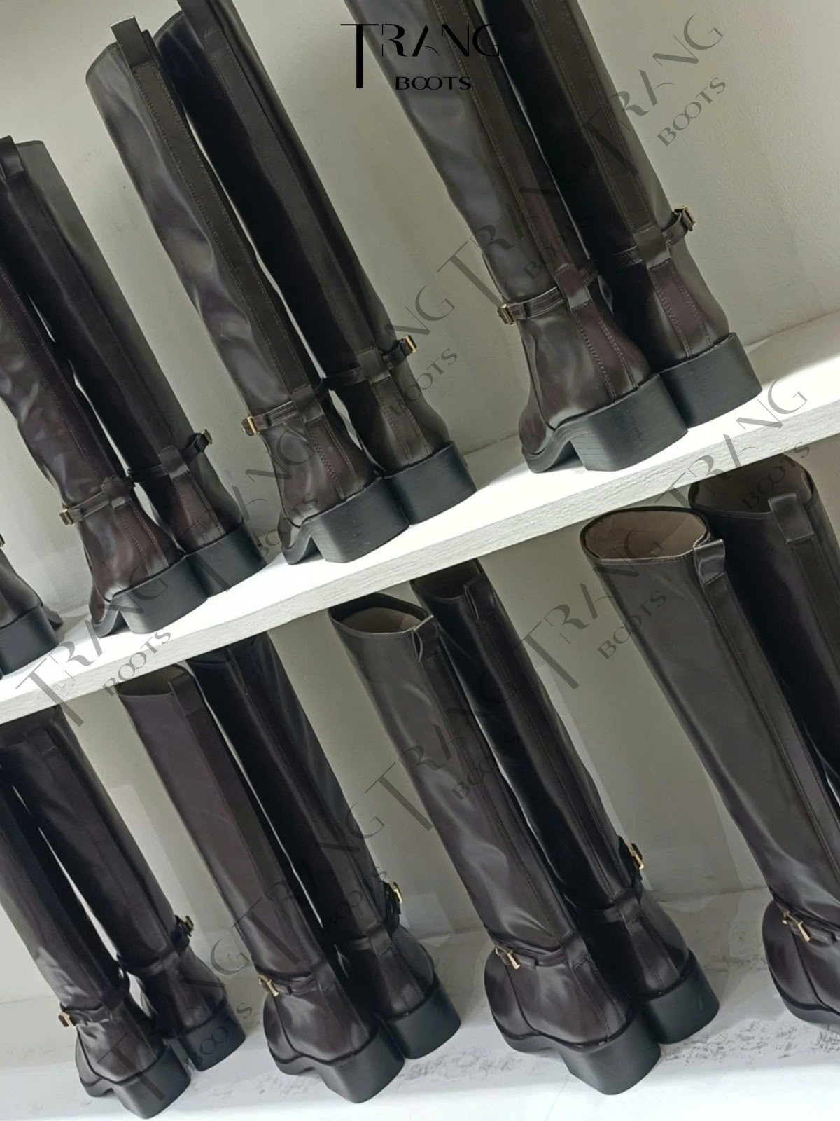 RIDING BOOTS ZARA DARK BROWN ZARA