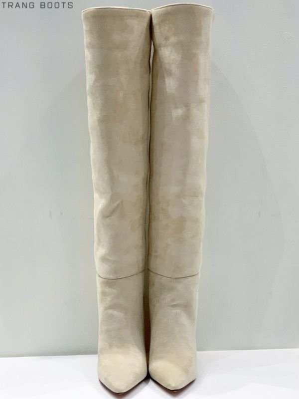 OVER KNEE BOOTS DA LỘN GÓT TRỤ