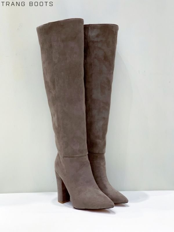 OVER KNEE BOOTS DA LỘN GÓT TRỤ