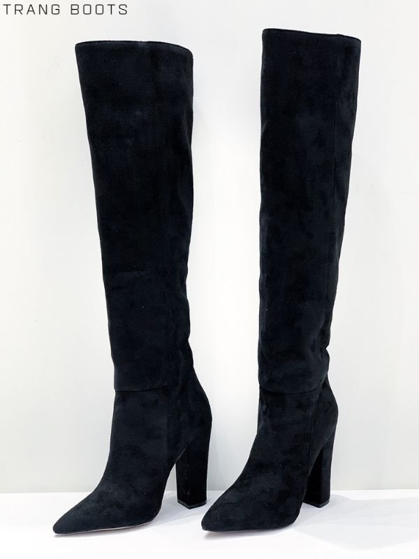 OVER KNEE BOOTS DA LỘN GÓT TRỤ