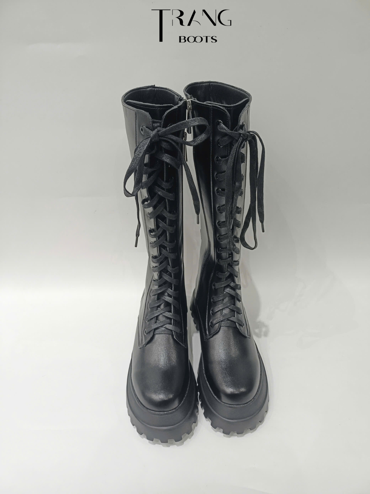 BOOTS GỐI THẮT DÂY CHIẾN BINH KIỂU DÁNG COMBAT BOOTS
