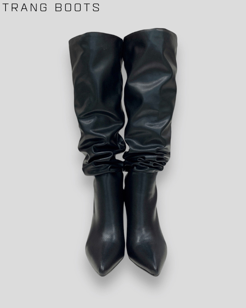 KNEE BOOTS PHOM NHÚN GÓT TÙ