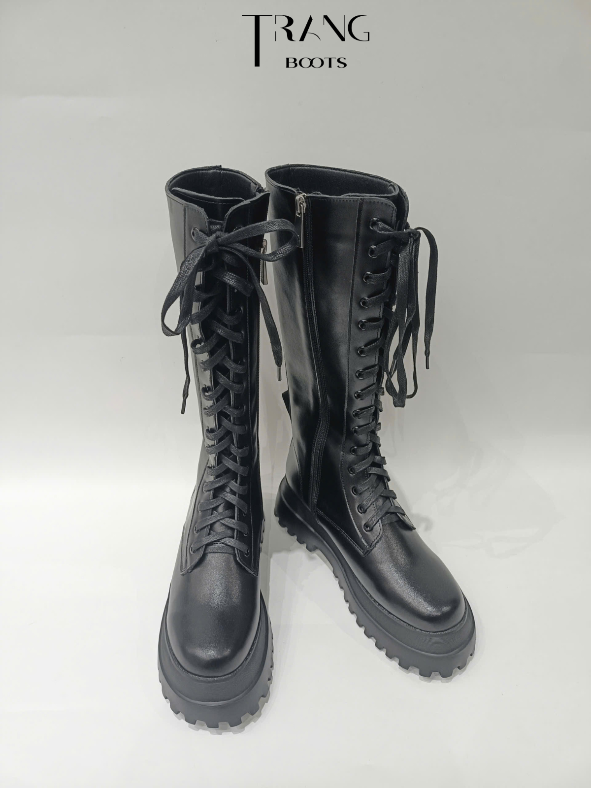 BOOTS GỐI THẮT DÂY CHIẾN BINH KIỂU DÁNG COMBAT BOOTS