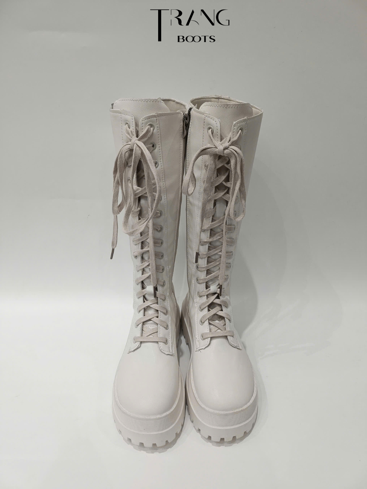 BOOTS GỐI THẮT DÂY CHIẾN BINH KIỂU DÁNG COMBAT BOOTS