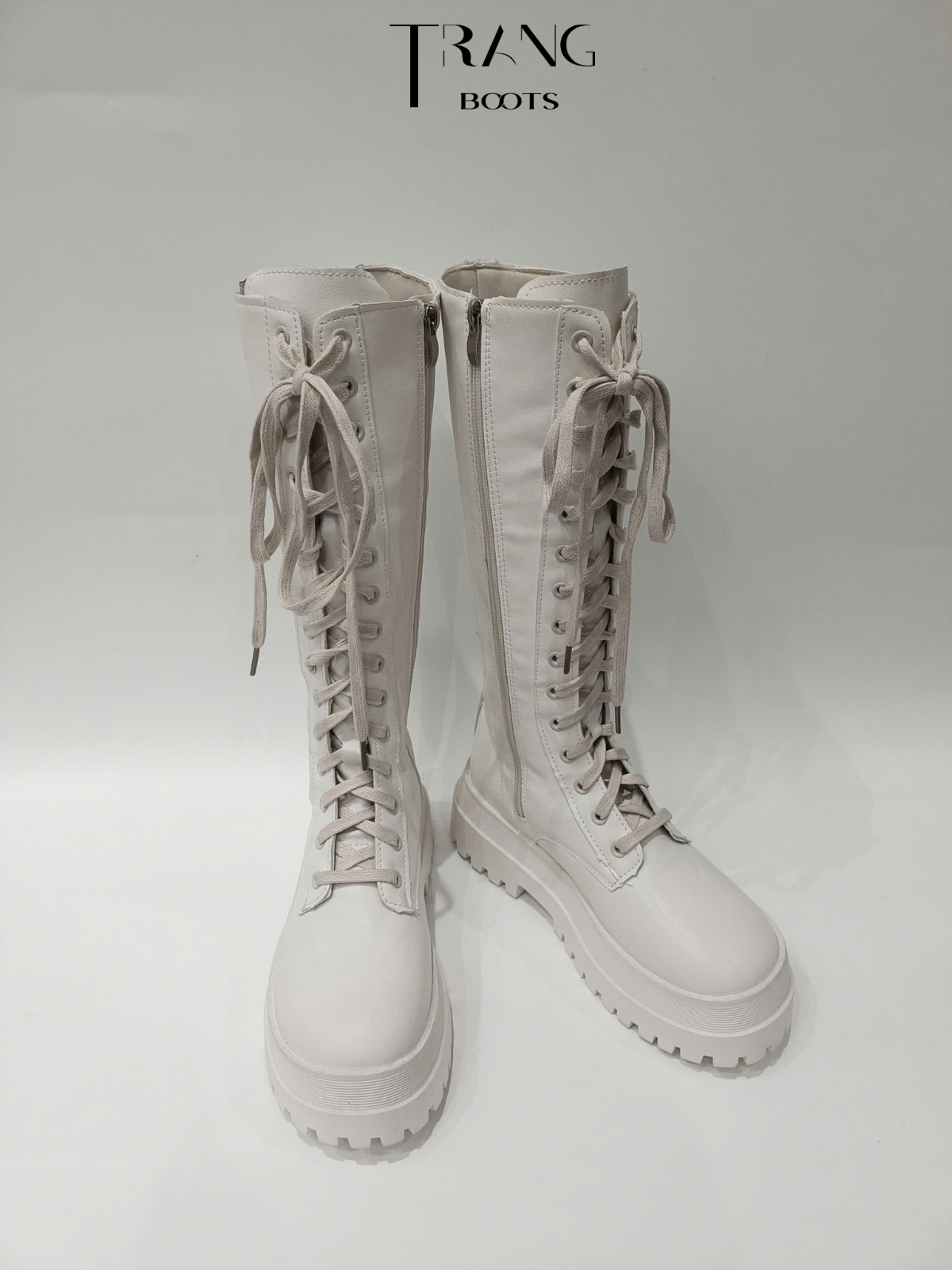 BOOTS GỐI THẮT DÂY CHIẾN BINH KIỂU DÁNG COMBAT BOOTS