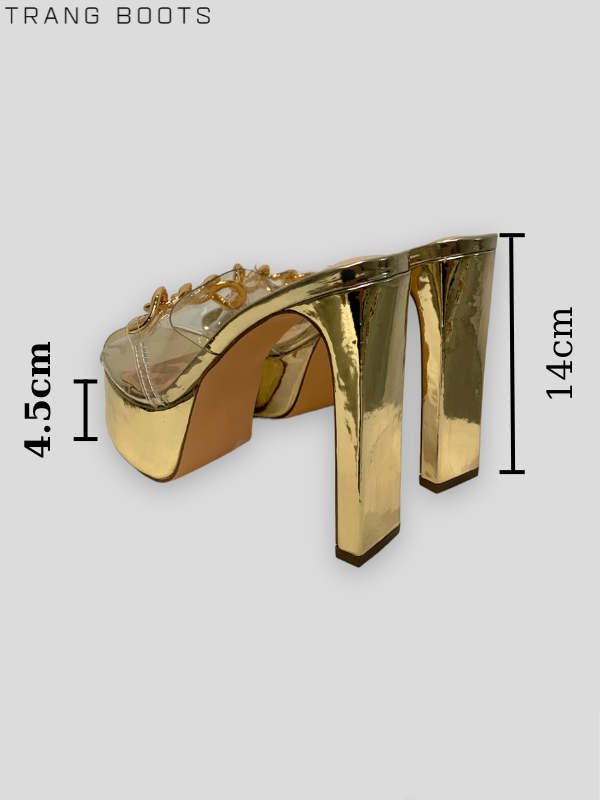 HIGHHEELS GÓT DẸP QUAI XÍCH