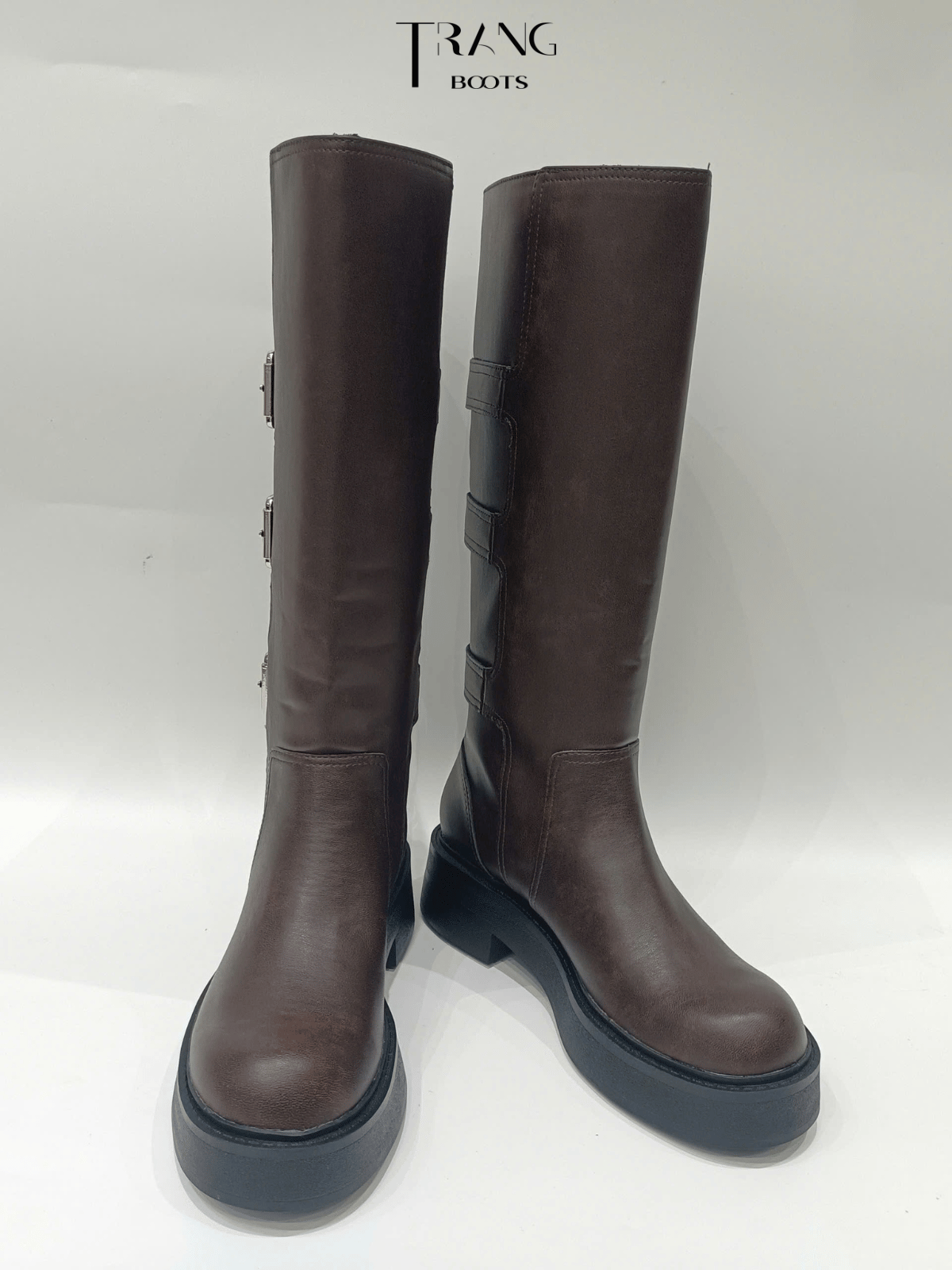 BOOTS ĐẾ BỆT CÓ KHÓA BERSHKA