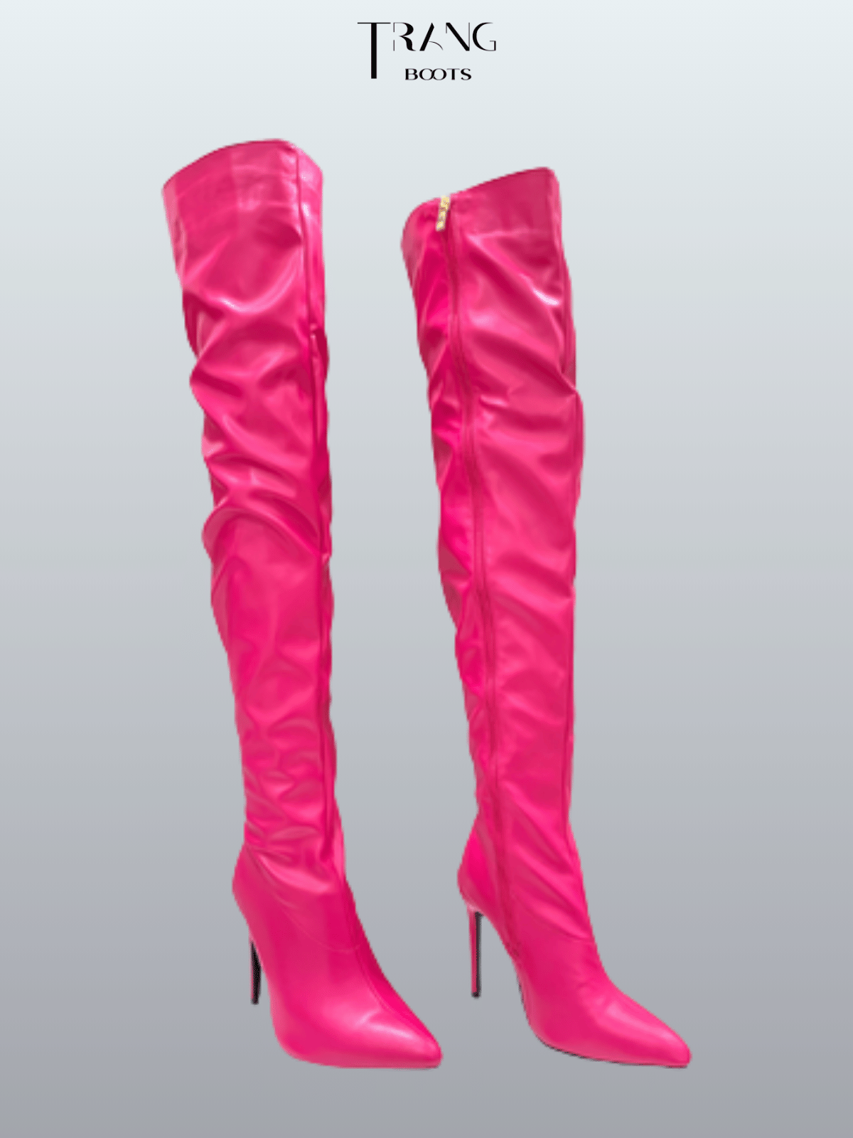 OVER KNEE BOOTS GÓT NHỌN KHÓA HÔNG