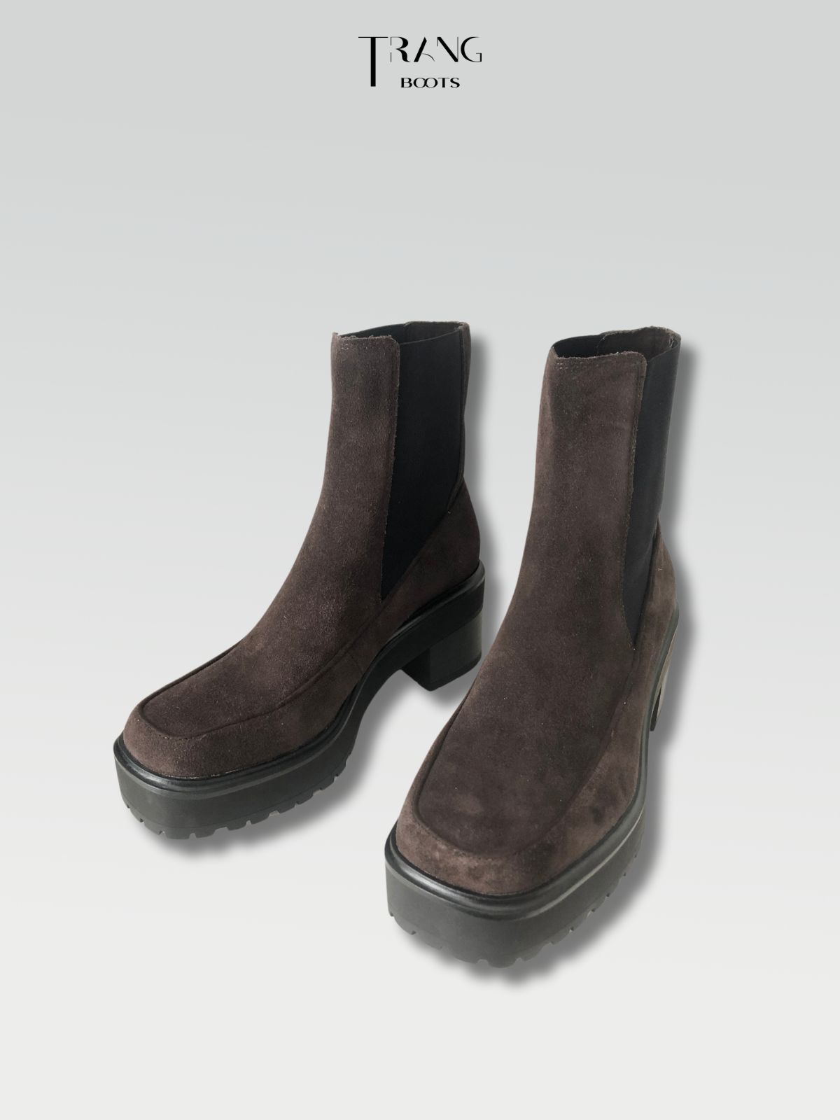 CHELSEA BOOTS SUEDE LEATHER - BOOTS CỔ NGẮN CHELSEA DA LỘN THẬT