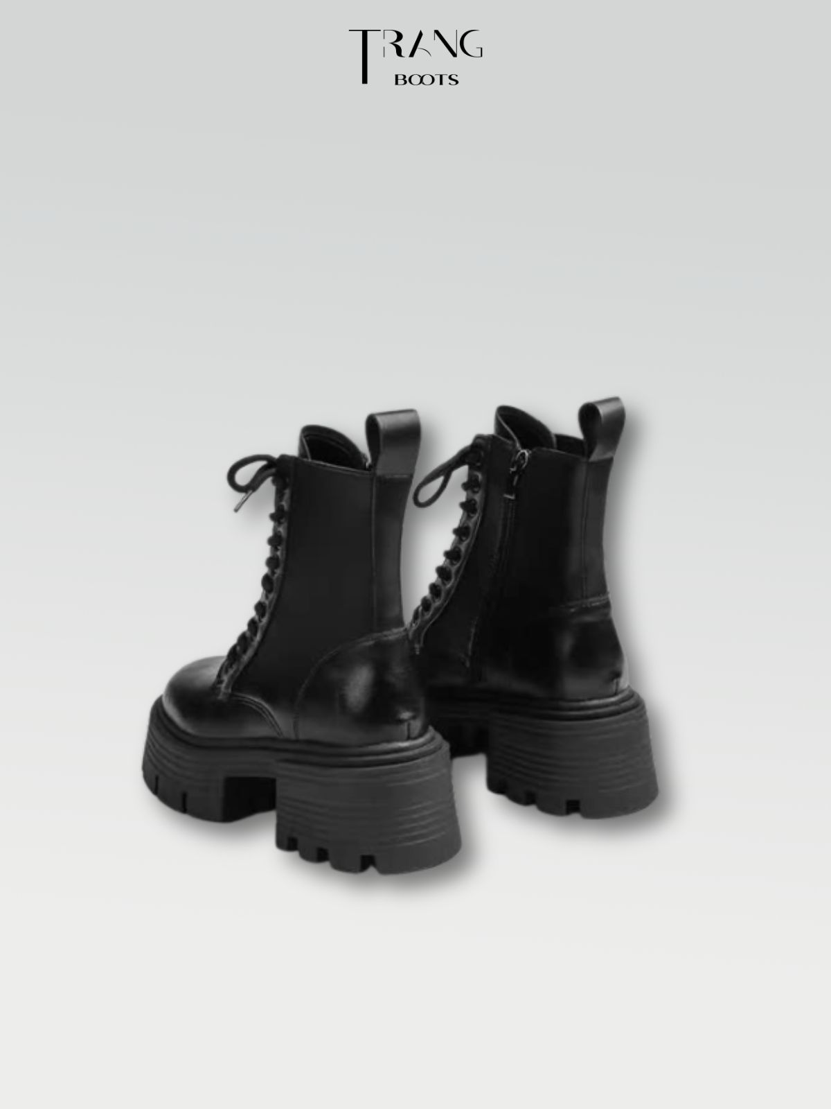 COMBAT BOOTS CỔ THẤP DA MỜ PHONG CÁCH CHIẾN BINH