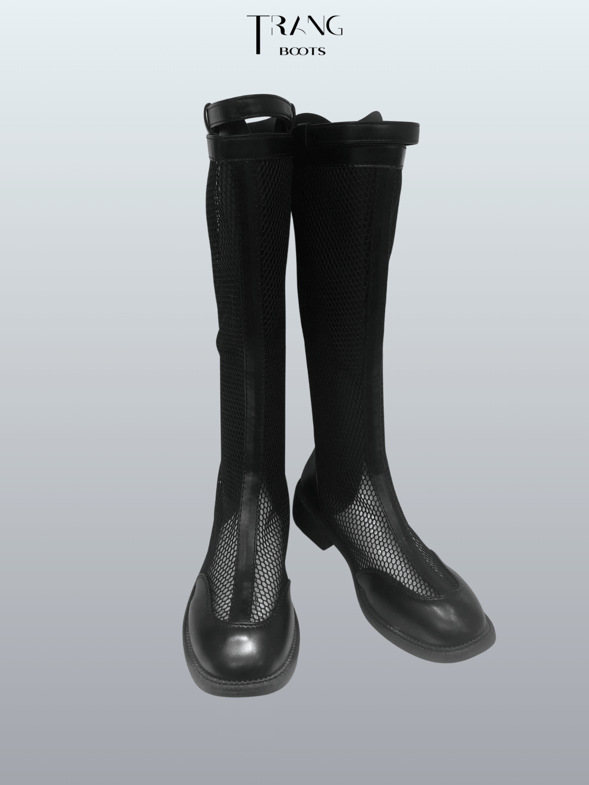 KNEE BOOTS LƯỚI - BOOTS LƯỚI DÀI ĐẾN GỐI