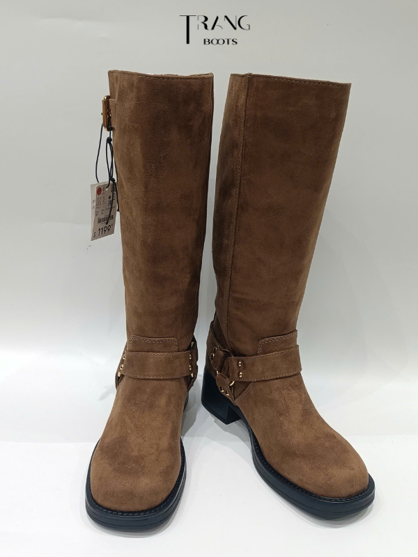 BOOTS ĐẾ BỆT DA LỘN LEFTIES