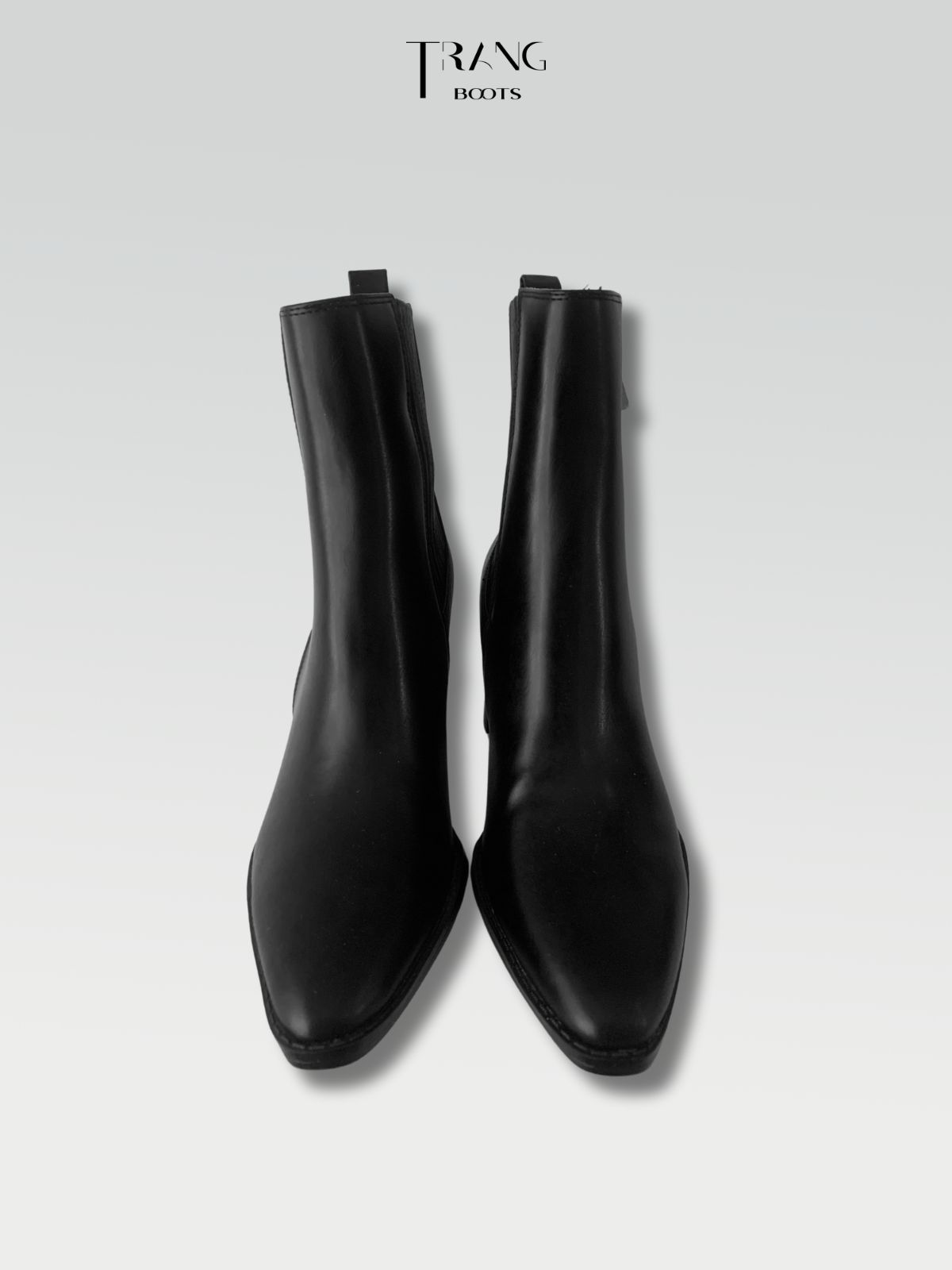 LEFTIES LEATHER ANKLE BOOTS BLACK - ANKLE BOOTS DA MÀU ĐEN LEFTIES