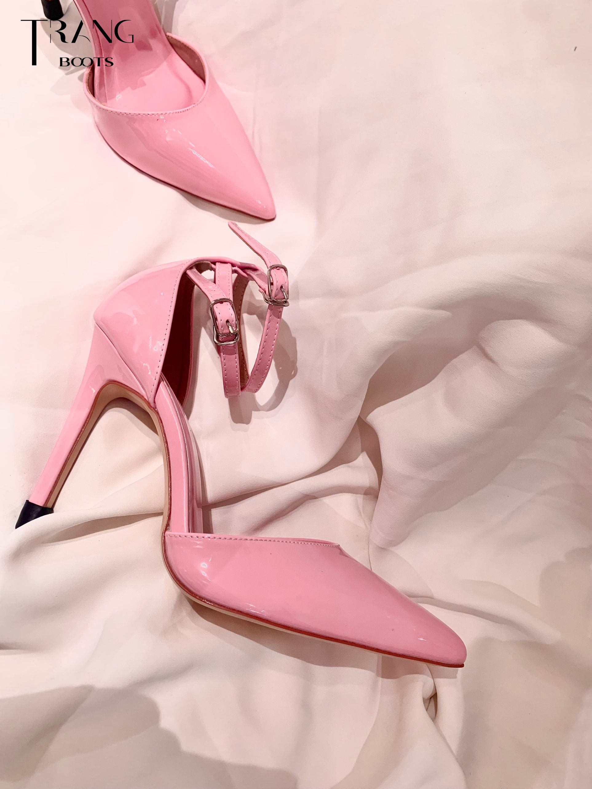 GIÀY CAO GÓT MŨI NHỌN QUEEN PHIÊN BẢN 2.0 HỒNG