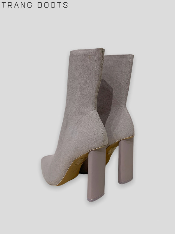 SOCKBOOTS THUN ALDO MŨI NHỌN GÓT DẸP