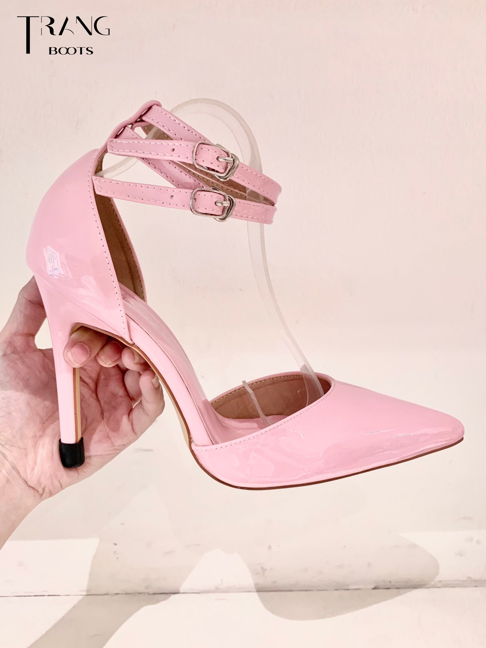 GIÀY CAO GÓT MŨI NHỌN QUEEN PHIÊN BẢN 2.0 HỒNG