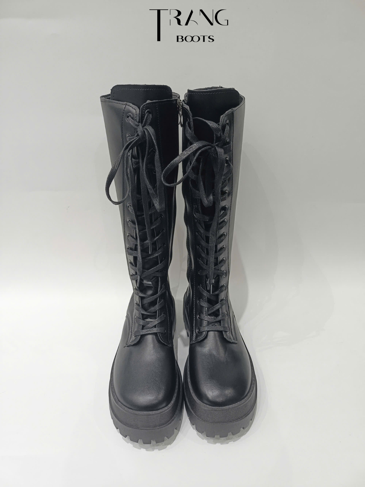 BOOTS GỐI THẮT DÂY CHIẾN BINH KIỂU DÁNG COMBAT BOOTS