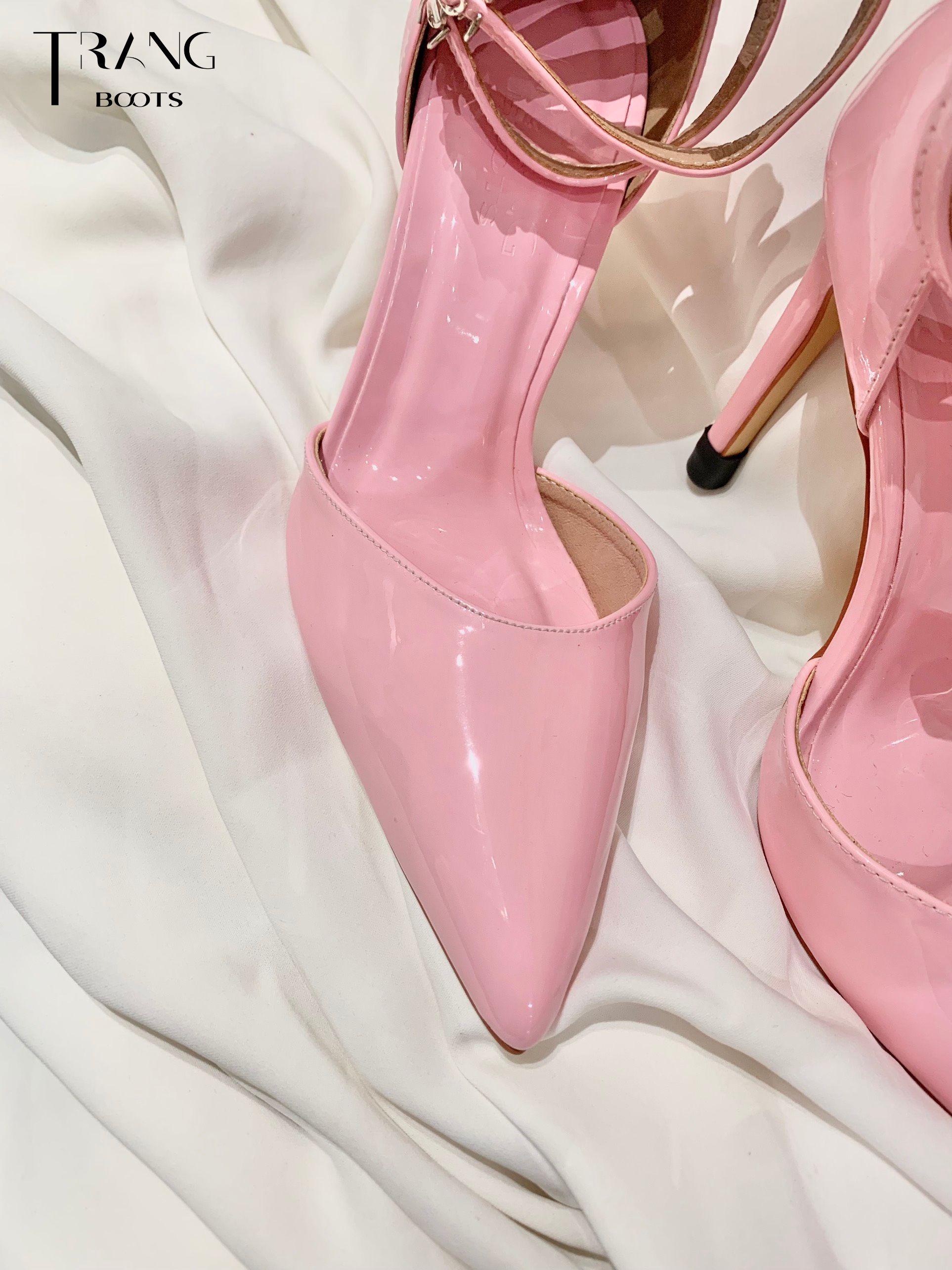 GIÀY CAO GÓT MŨI NHỌN QUEEN PHIÊN BẢN 2.0 HỒNG