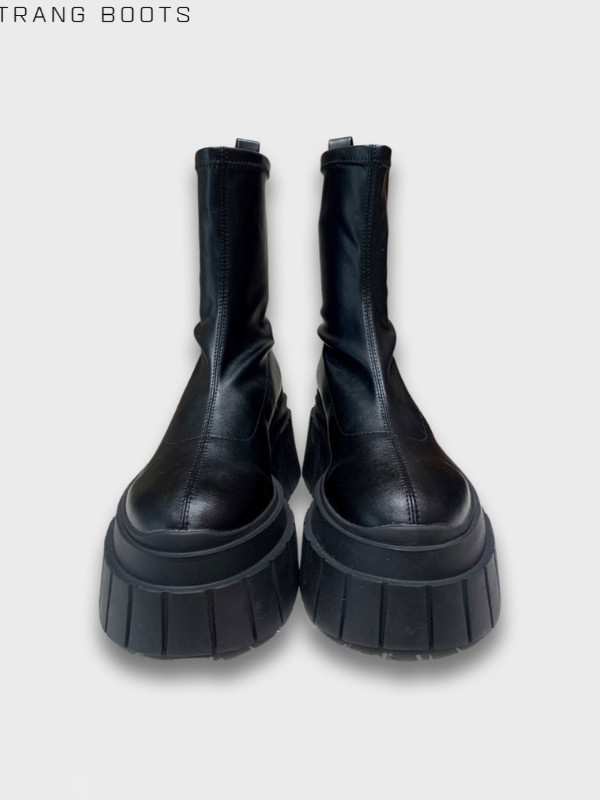 PLATFROM CHELSEA BOOTS BERSHKA