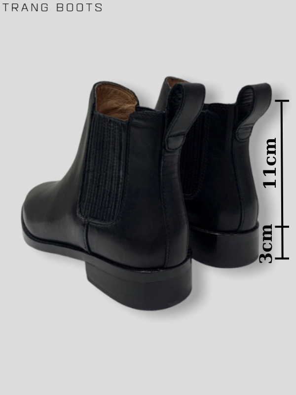 CHELSEA BOOTS MADEWELL DA THẬT MŨI TRÒN ĐẾ BỆT