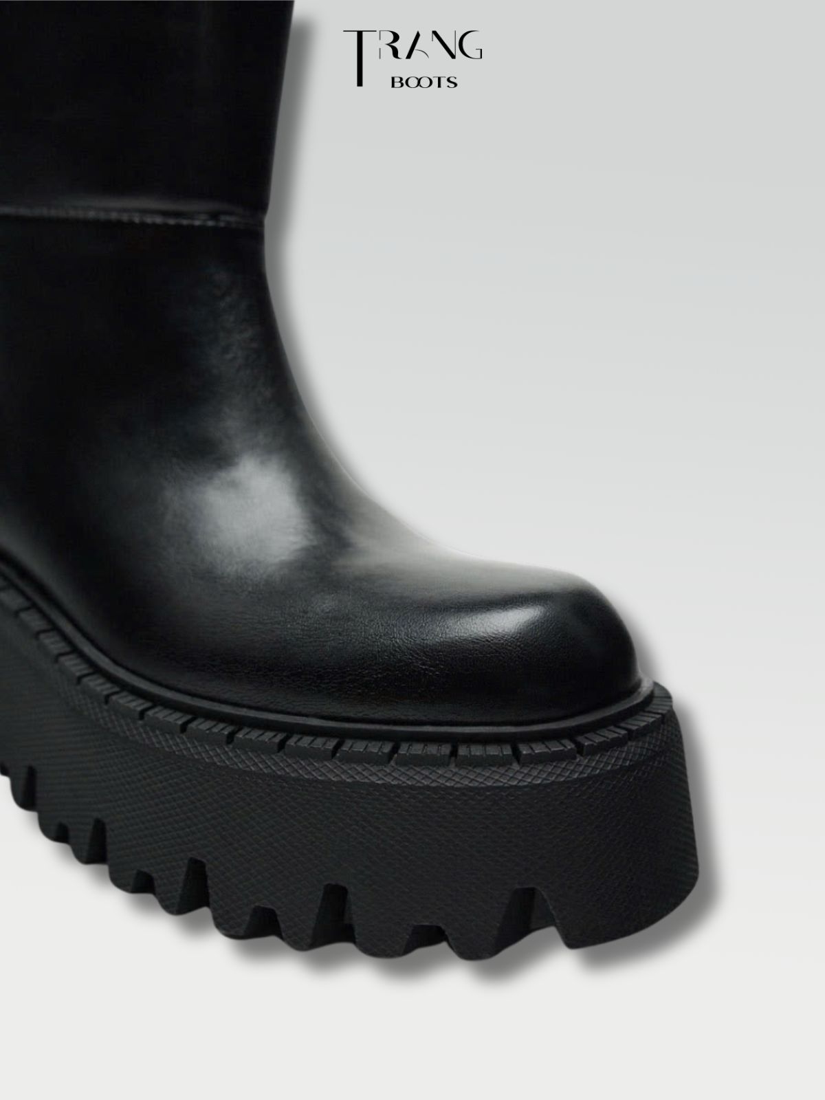 LEATHER KNEE BOOTS PULL&BEAR BLACK - BOOTS GỐI DA MỜ PULL&BEAR MÀU ĐEN