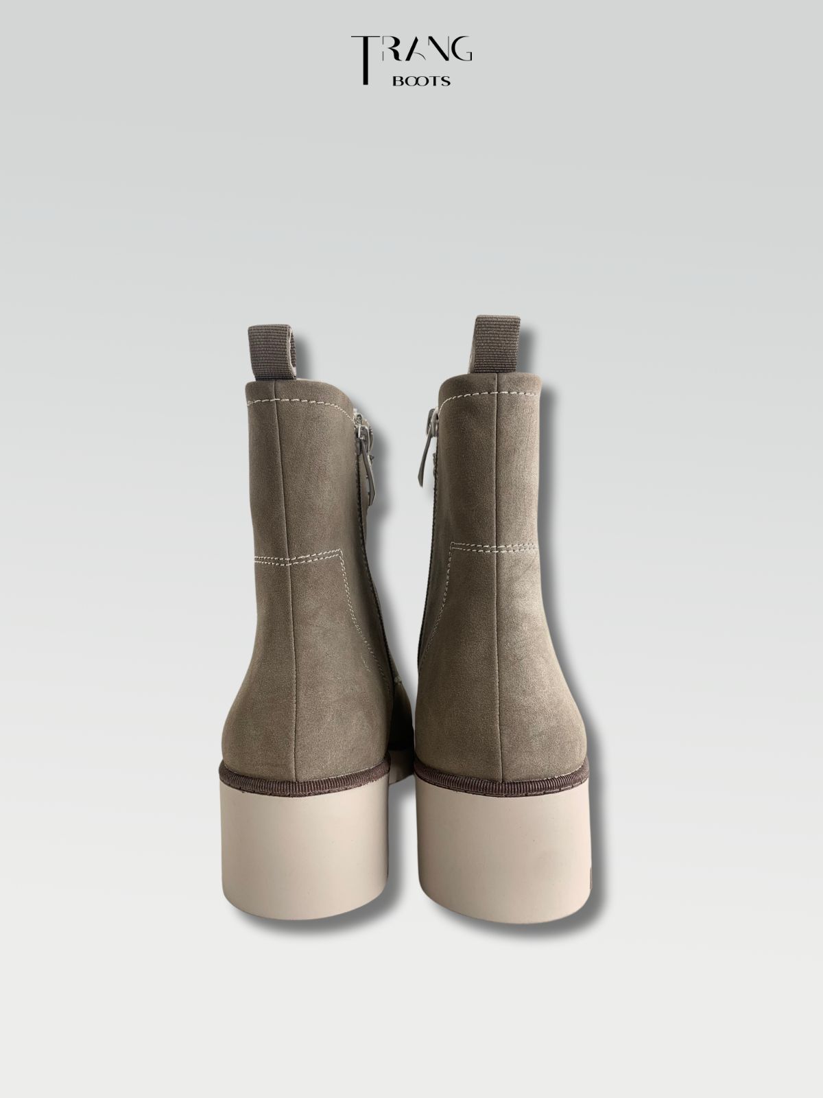 GABOR COMBAT BOOTS MOSS SUEDE - BOOTS CHIẾN BINH MÀU RÊU DA LỘN