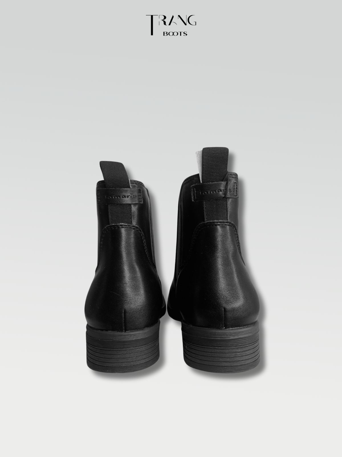 TAMARIS LEATHER CHELSEA BOOTS BLACK - CHELSEA BOOTS ĐEN DA THẬT