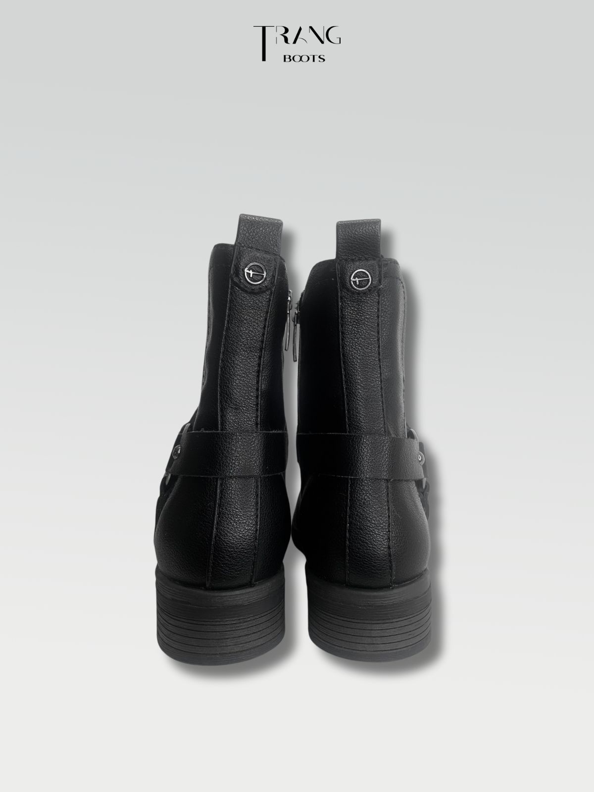 TAMARIS CHELSEA BOOT BLACK LEATHER - CHELSEA BOOTS MÀU ĐEN DA THẬT CÓ PHỤ KIỆN