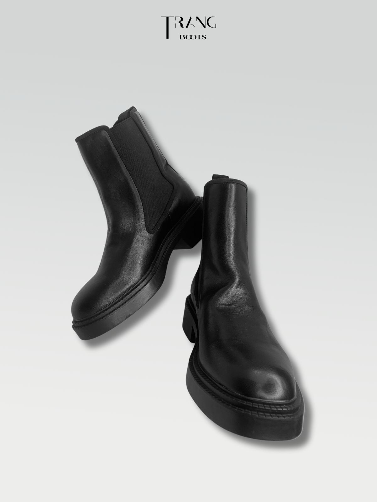 BLACK CHELSEA ZARA - BOOTS CHELSEA MÀU ĐEN ZARA