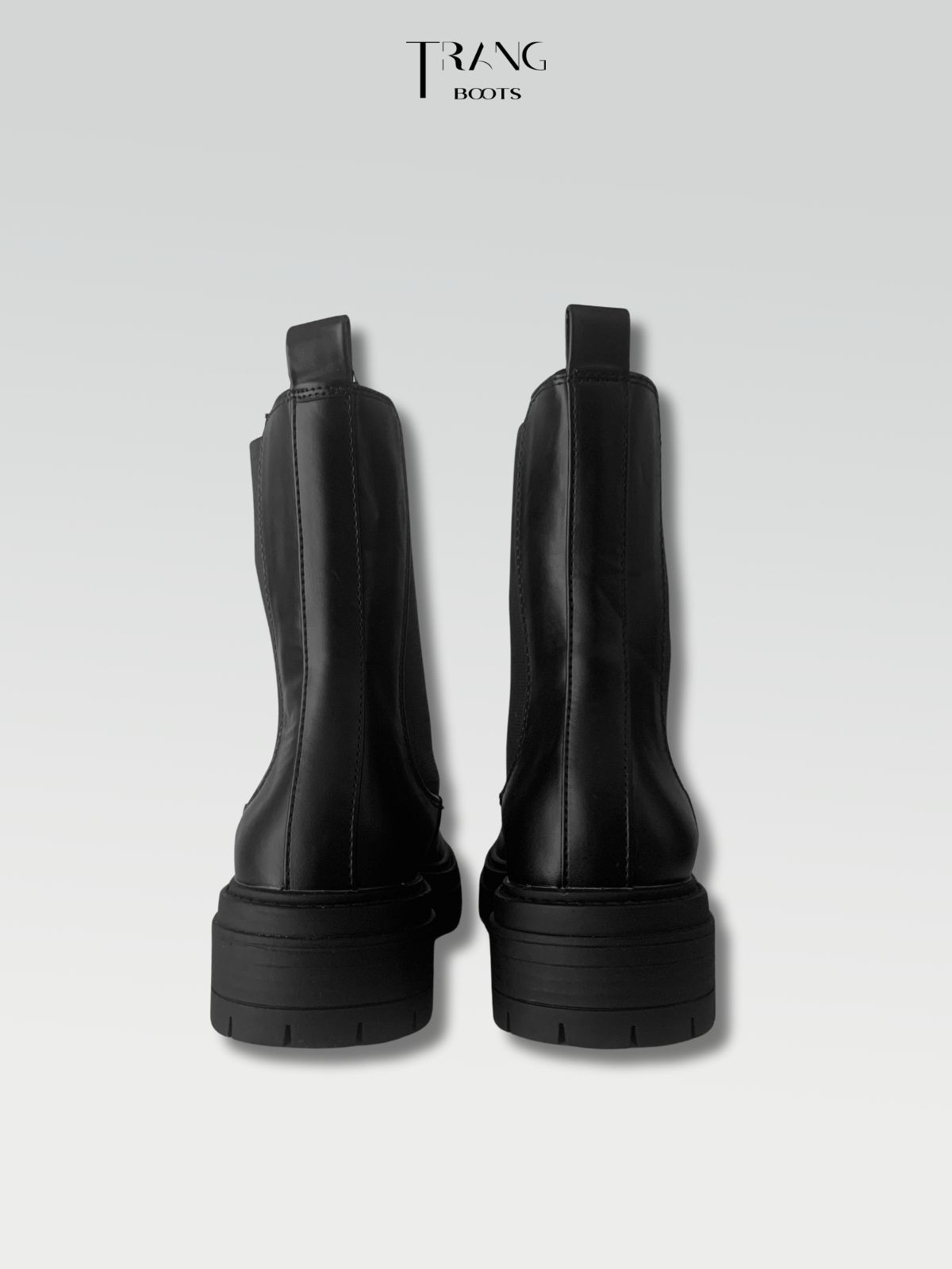 ANINE BING CHELSEA BOOTS LEATHER BLACK - CHELSEA BOOTS DA THẬT MÀU ĐEN CHUN CO RÚT