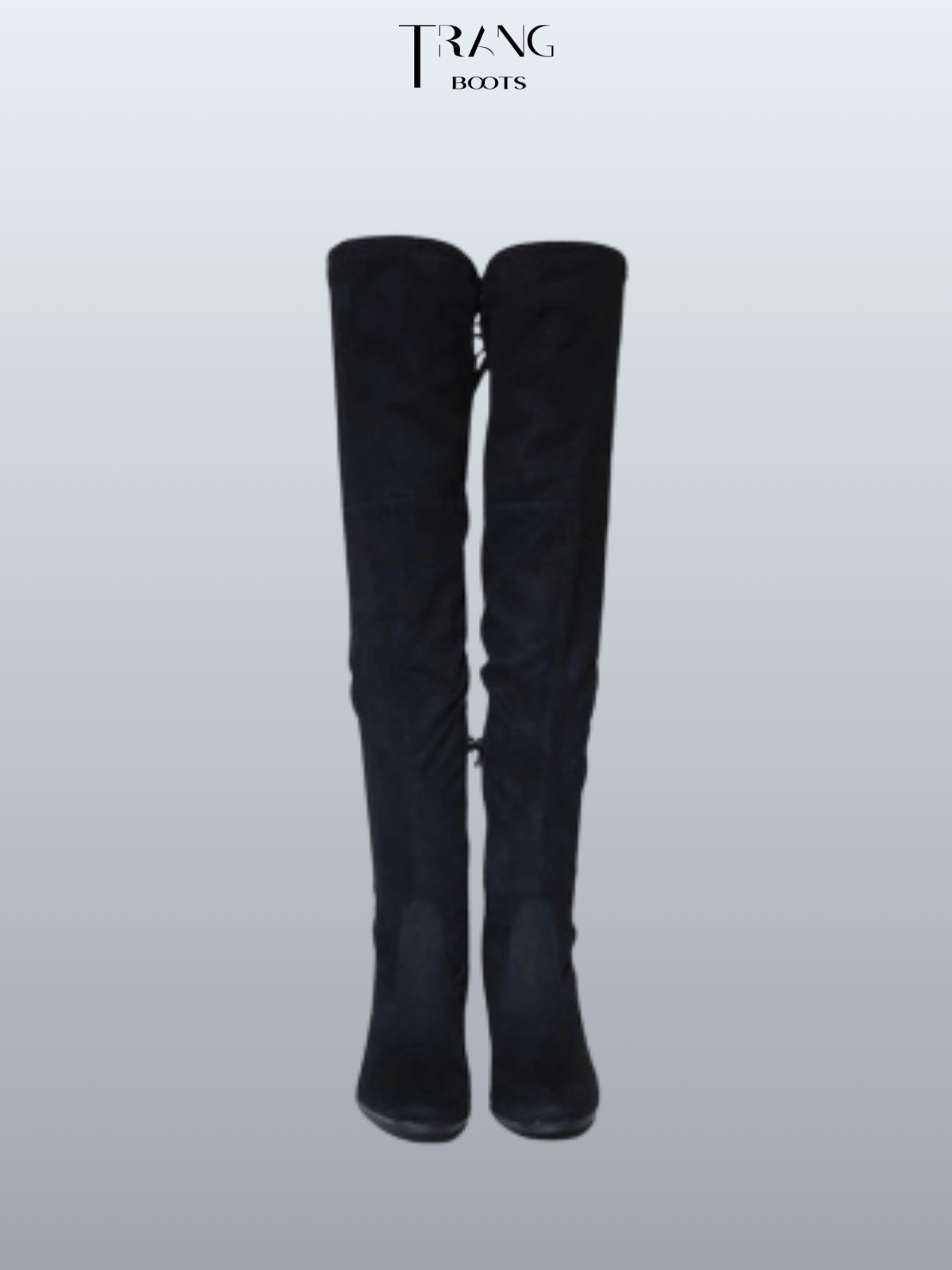 OVER KNEE BOOTS DA LỘN MÀU ĐEN