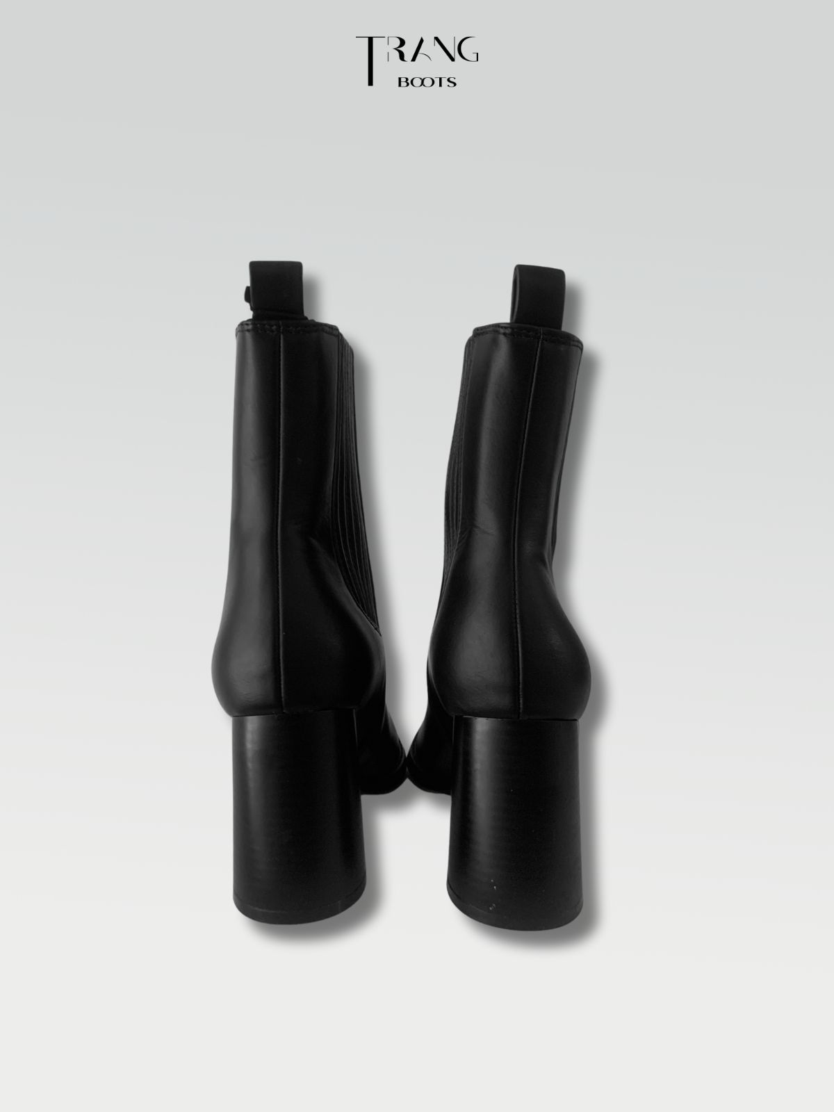 LEFTIES LEATHER ANKLE BOOTS BLACK - ANKLE BOOTS DA MÀU ĐEN LEFTIES