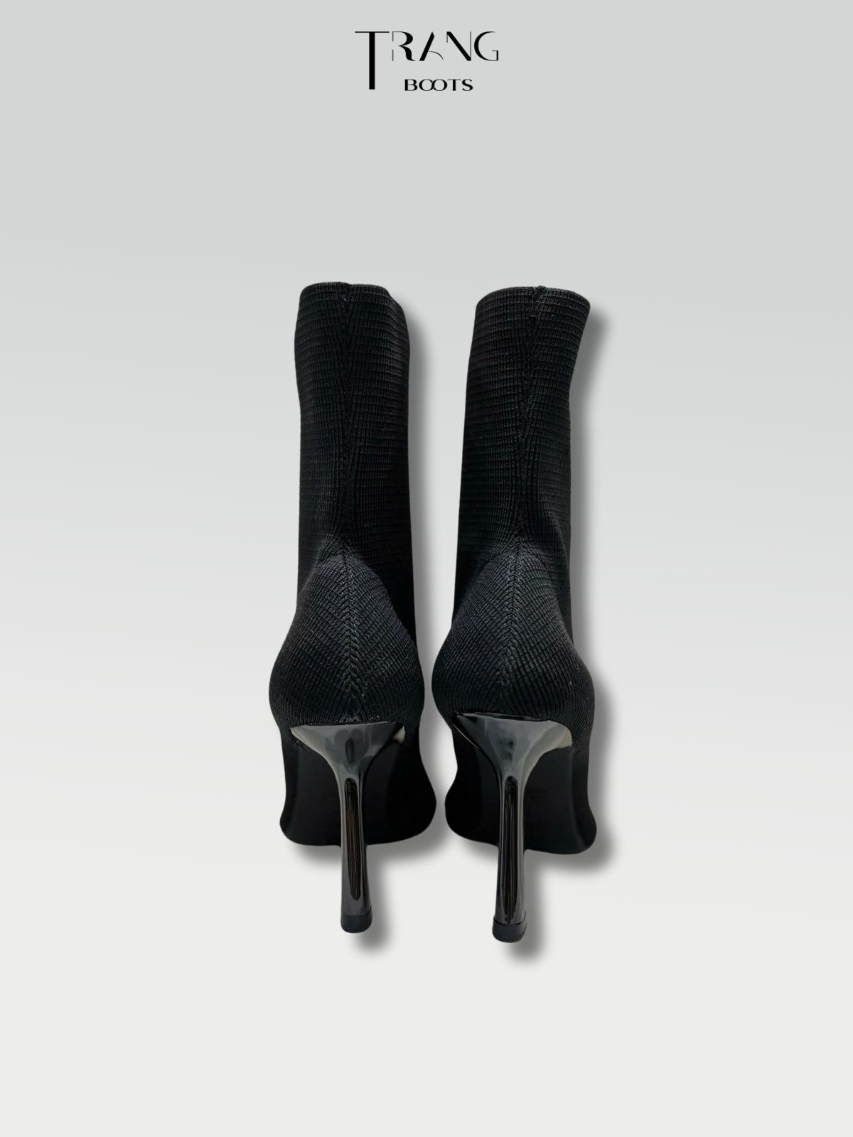 SOCK BOOTS GÓT NHỌN MÀU ĐEN