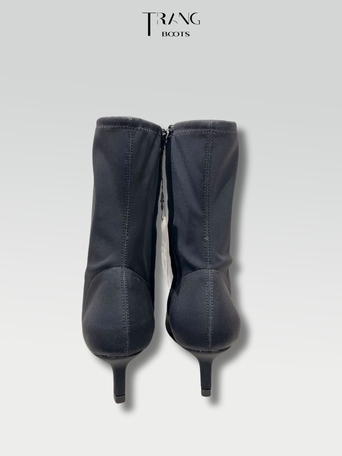 HIGHHEELS BOOTS ZARA GÓT NHỌN MŨI TRÒN