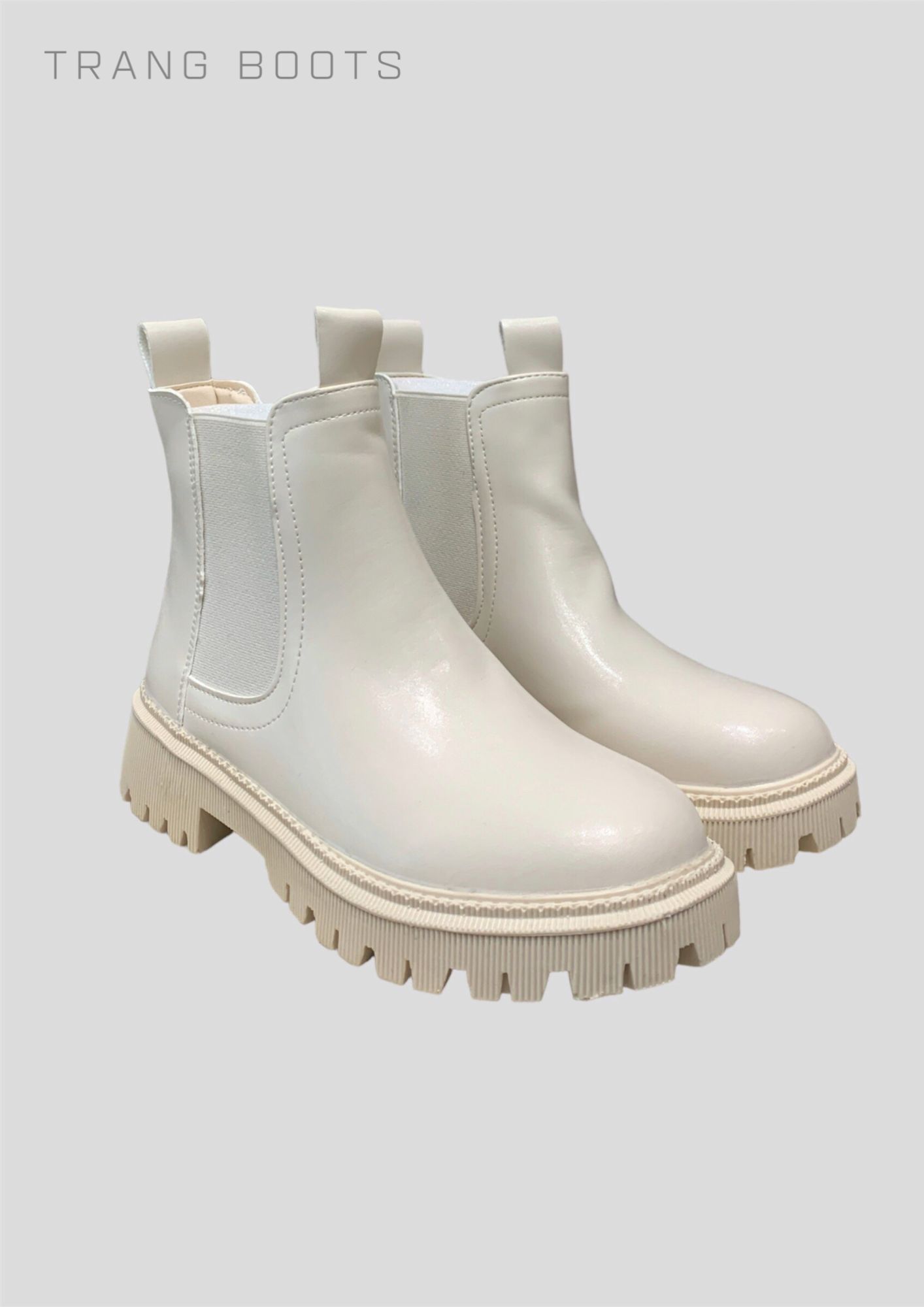 CHELSEA BOOTS CREAM