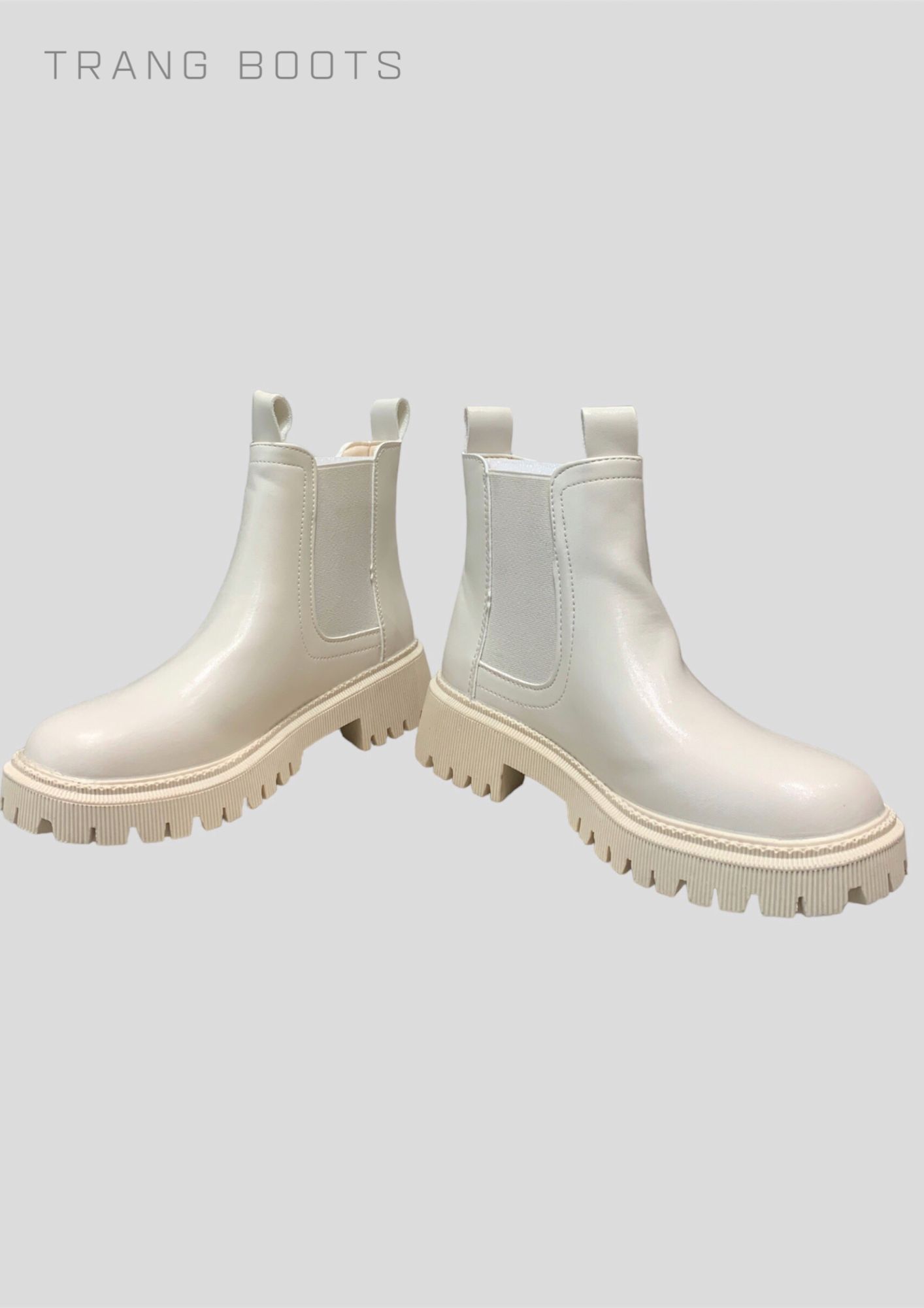 CHELSEA BOOTS CREAM