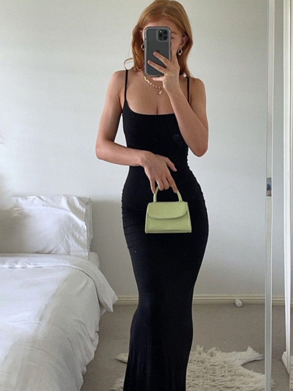 ĐẦM BODY DÀI BASIC HAI DÂY