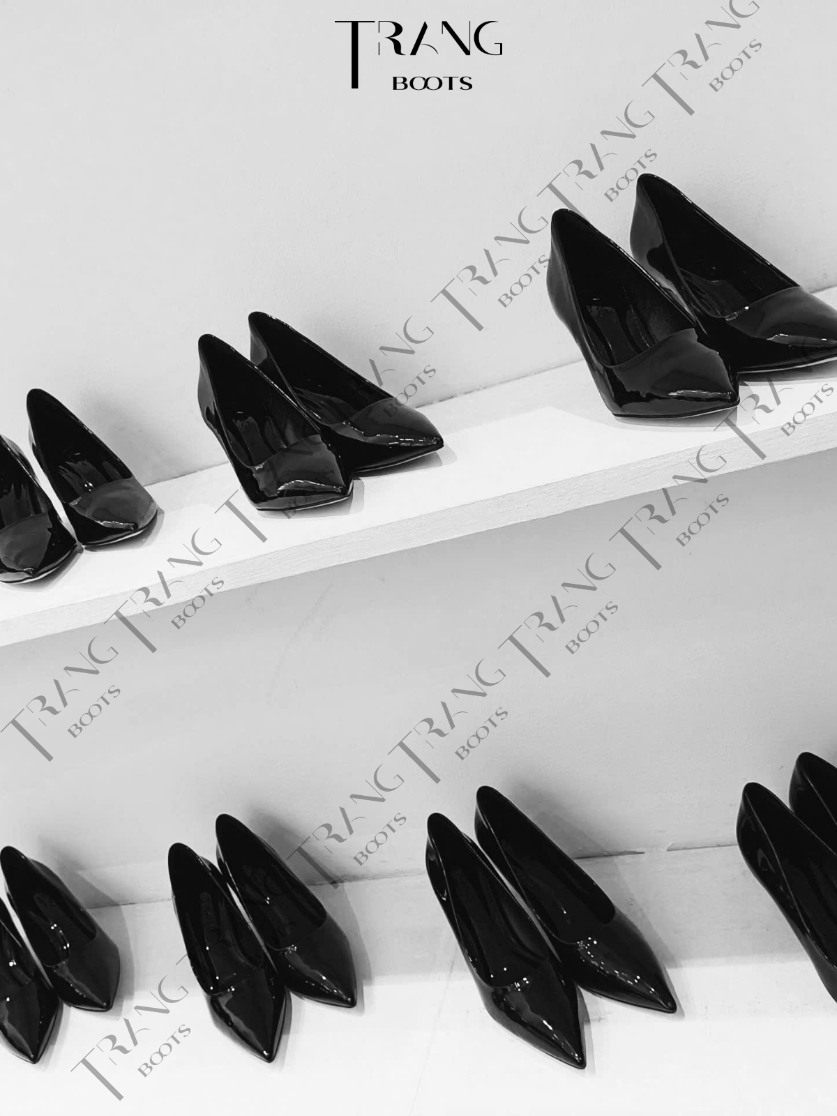 KATE PUMP HIGHHEELS - GIÀY CAO GÓT PUMP KATE - ĐEN 7 - 8CM