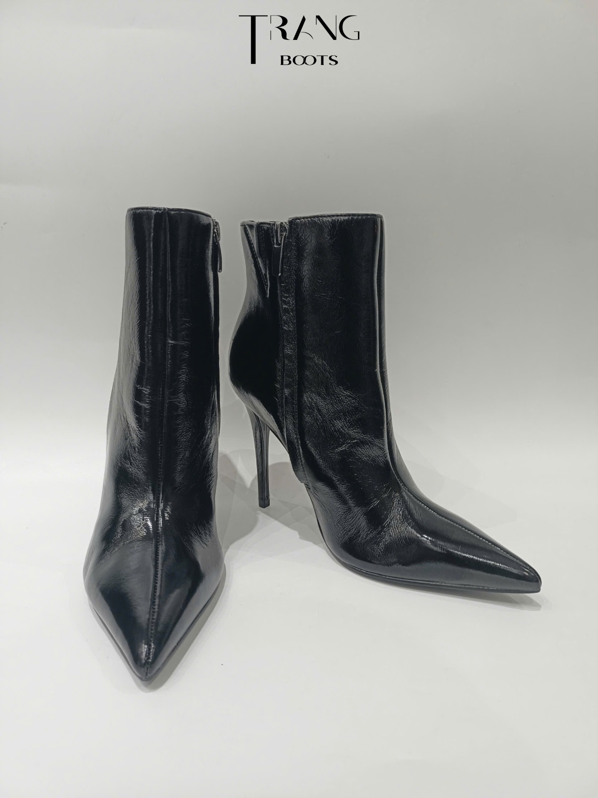 HIGHHEEL BOOTS NINE WEST DA BÓNG GÓT NHỌN