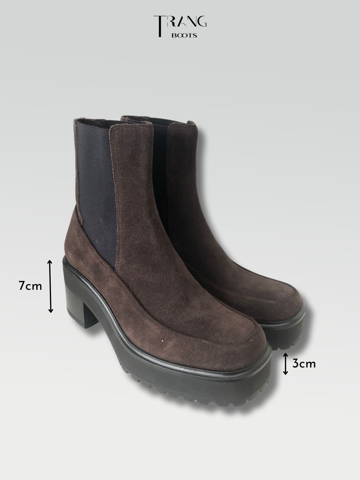 CHELSEA BOOTS SUEDE LEATHER - BOOTS CỔ NGẮN CHELSEA DA LỘN THẬT