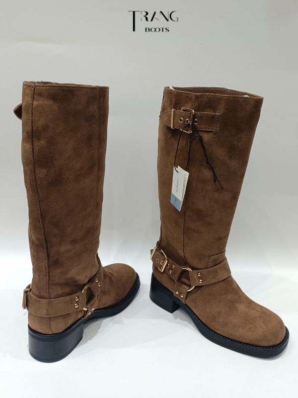 BOOTS ĐẾ BỆT DA LỘN LEFTIES