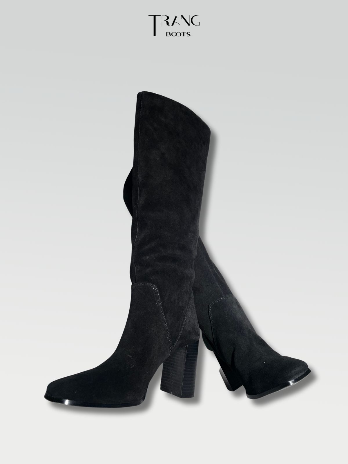 FYNN MEDIUCINE KNEE HIGH BOOTS - BOOTS FYNN ĐEN