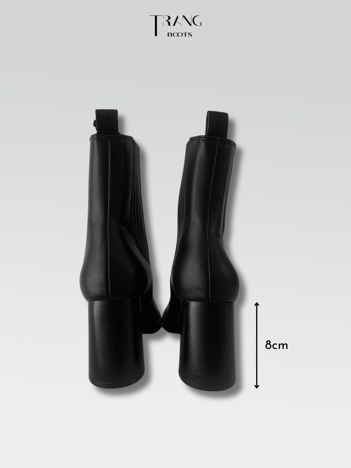 LEFTIES LEATHER ANKLE BOOTS BLACK - ANKLE BOOTS DA MÀU ĐEN LEFTIES