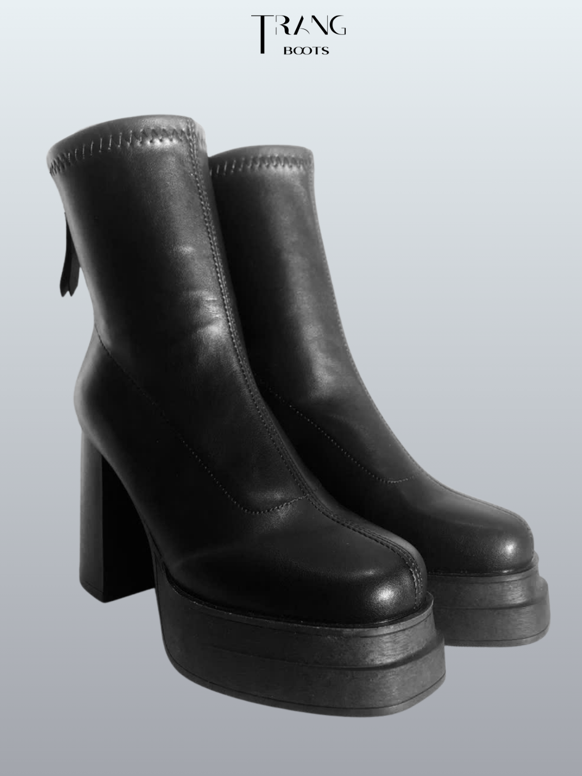 PLATFORM ANKLE BOOTS ĐẾ ĐÚP